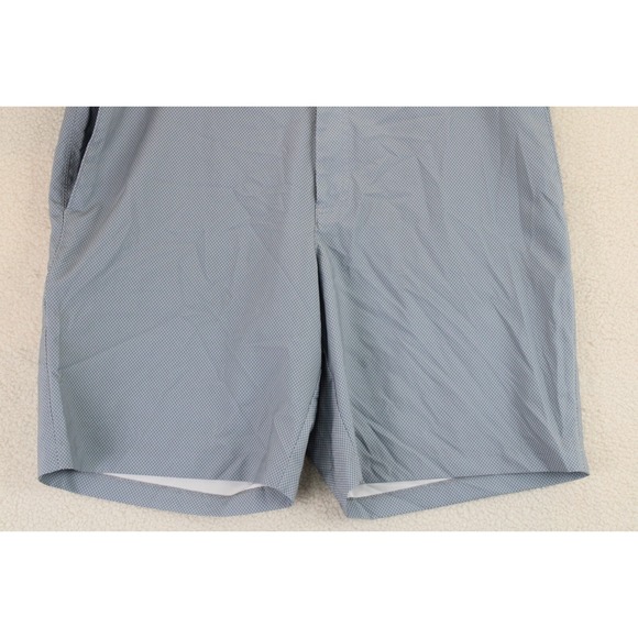 Callaway Mens Golf Shorts Blue Micro Dot Print Flat Front Performance Stretch 40 - Picture 4 of 15